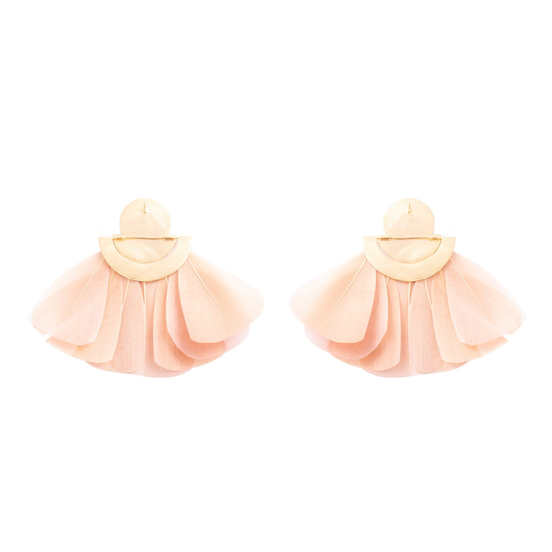 Kukulcan Beige Earrings