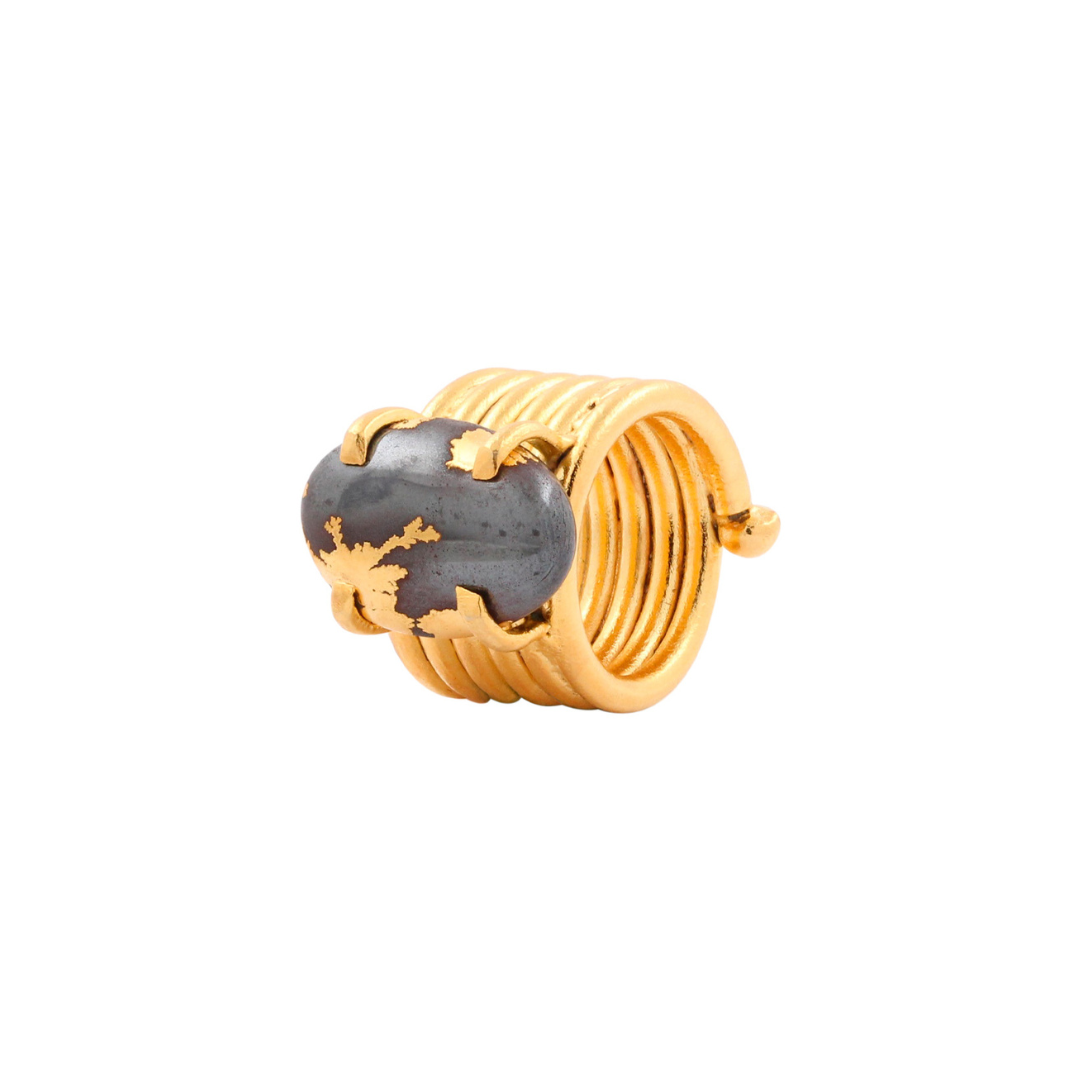 Zoe Magnetite Ring
