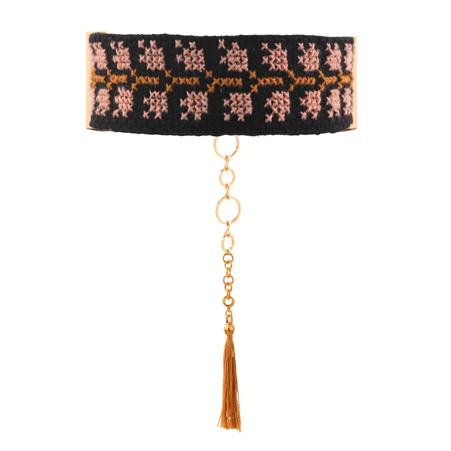 Pink Qarnabeet Choker