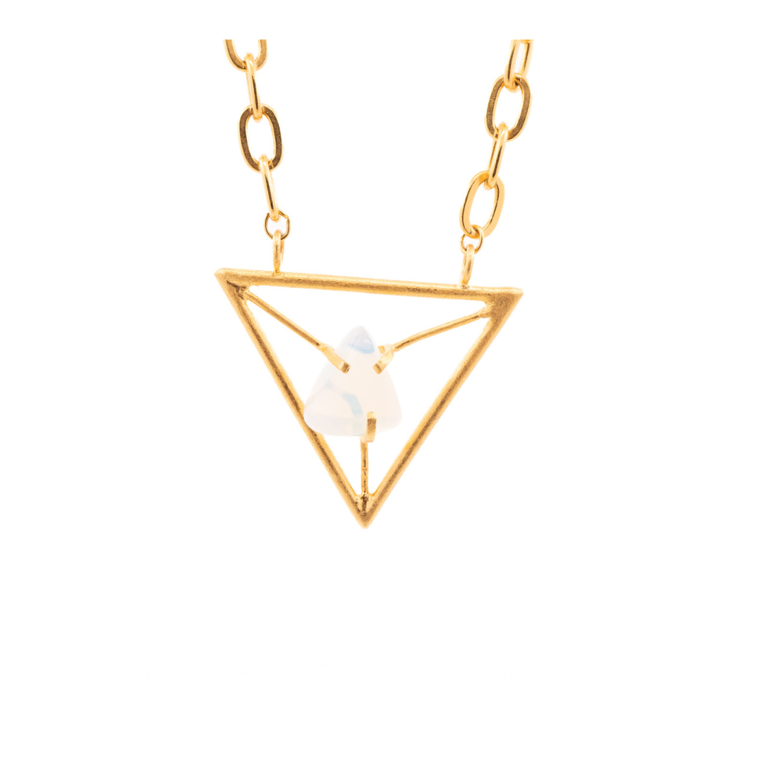 Talat necklace opaline