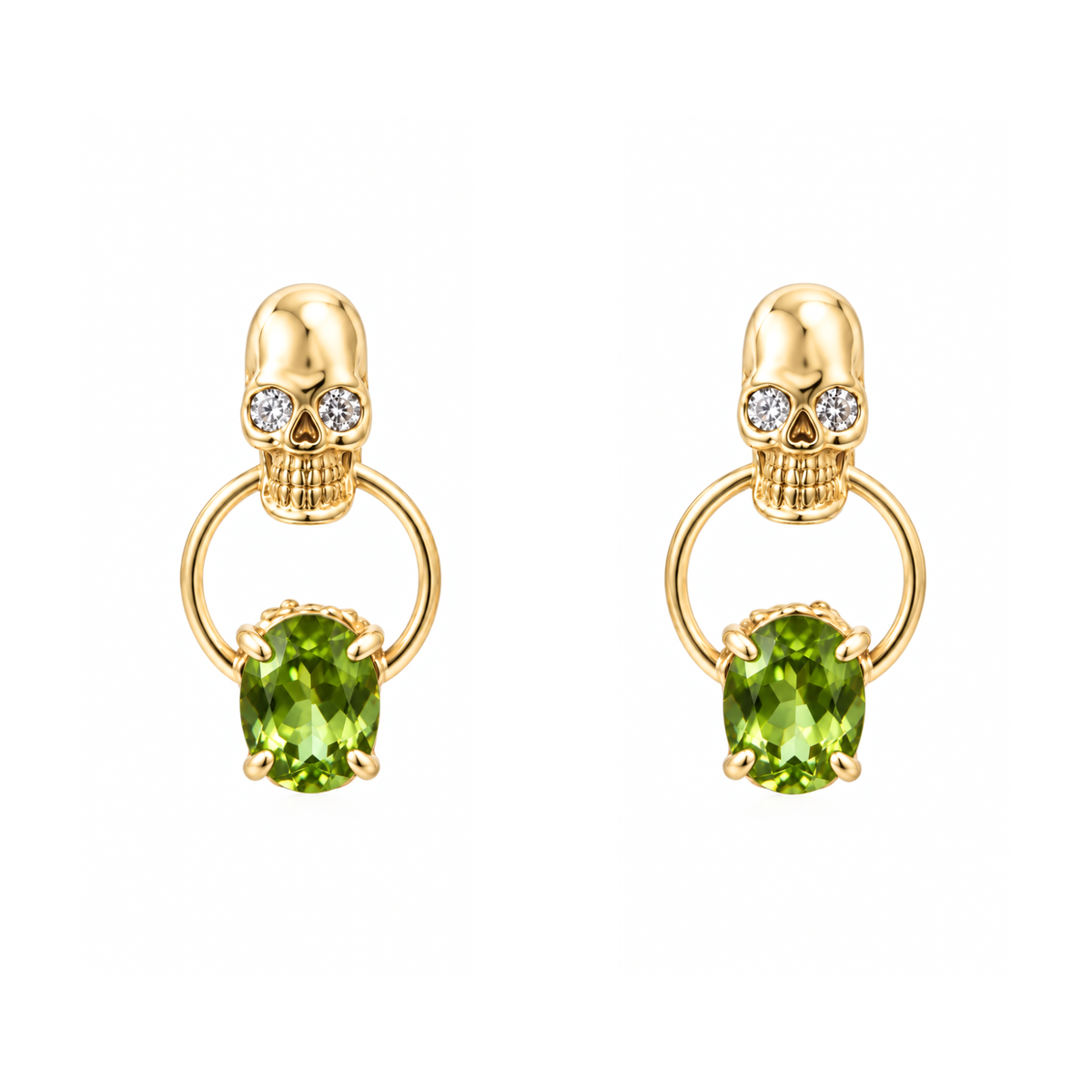 Dalam Earrings - Peridot