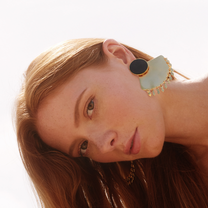 EK earrings