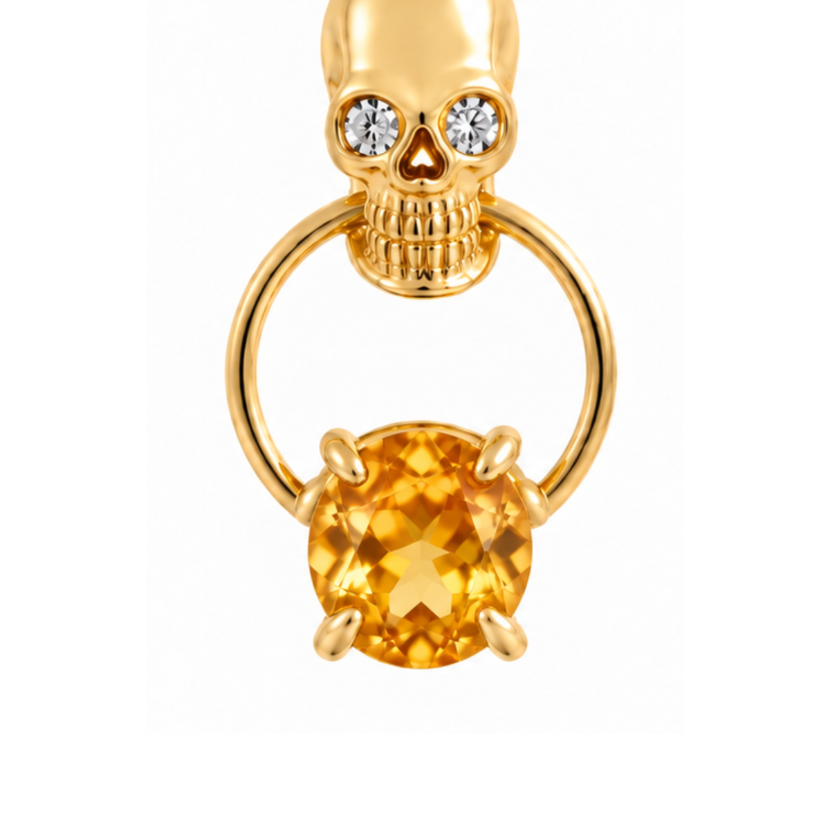 Dalam Earrings - Citrine