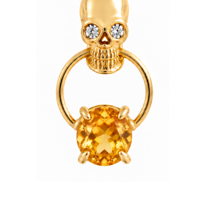 Dalam Earrings - Citrine