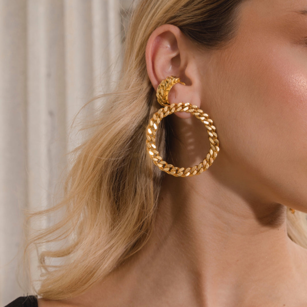 Bark earrings